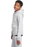 New Balance Kids' French Terry Stacked Hoodie, Athletic Grey Heather
