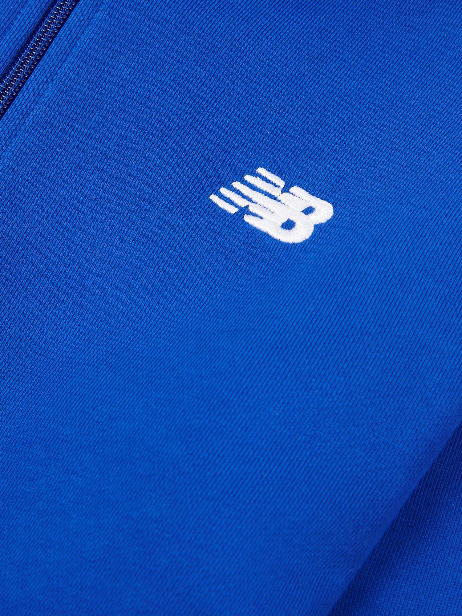 Product image 3 of 3, which shows New Balance Kids' Cotton Logo Zip-Up Hoodie, Team Royal, 7-8 years