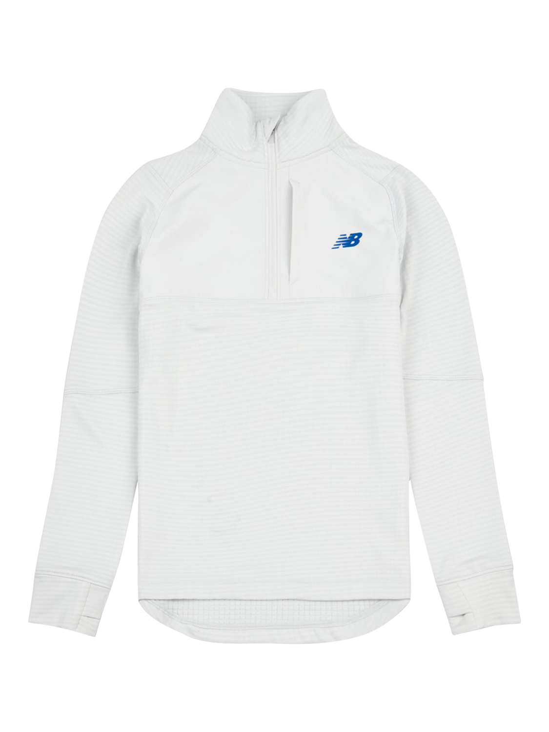 Product image 8 of 10, which shows New Balance Kids' Heat Grid Quarter Zip Sweatshirt, Grey Matter, 7-8 years