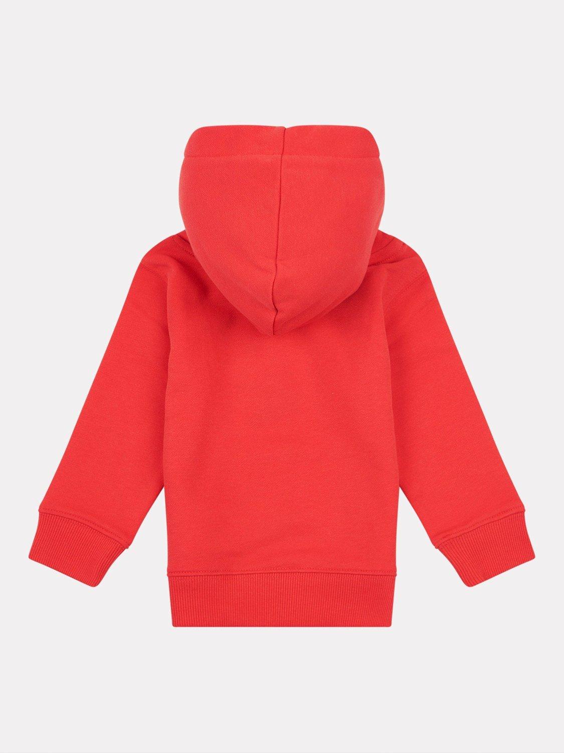 Product image 2 of 3, which shows New Balance Kids' Cotton Relaxed Hoodie, True Red, 12 months