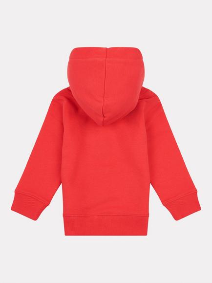 New Balance Kids' Cotton Relaxed Hoodie - view 2, True Red