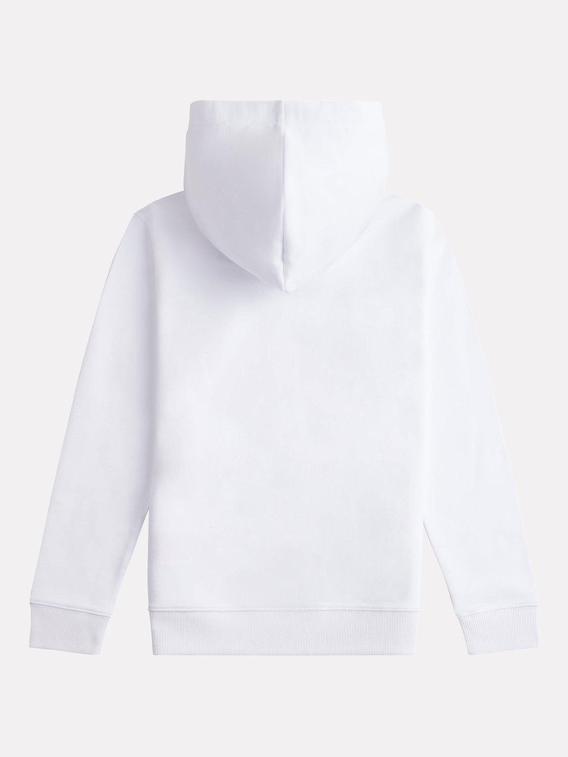 Product image 2 of 3, which shows New Balance Kids' Cotton Relaxed Hoodie, Bright White, 12 months