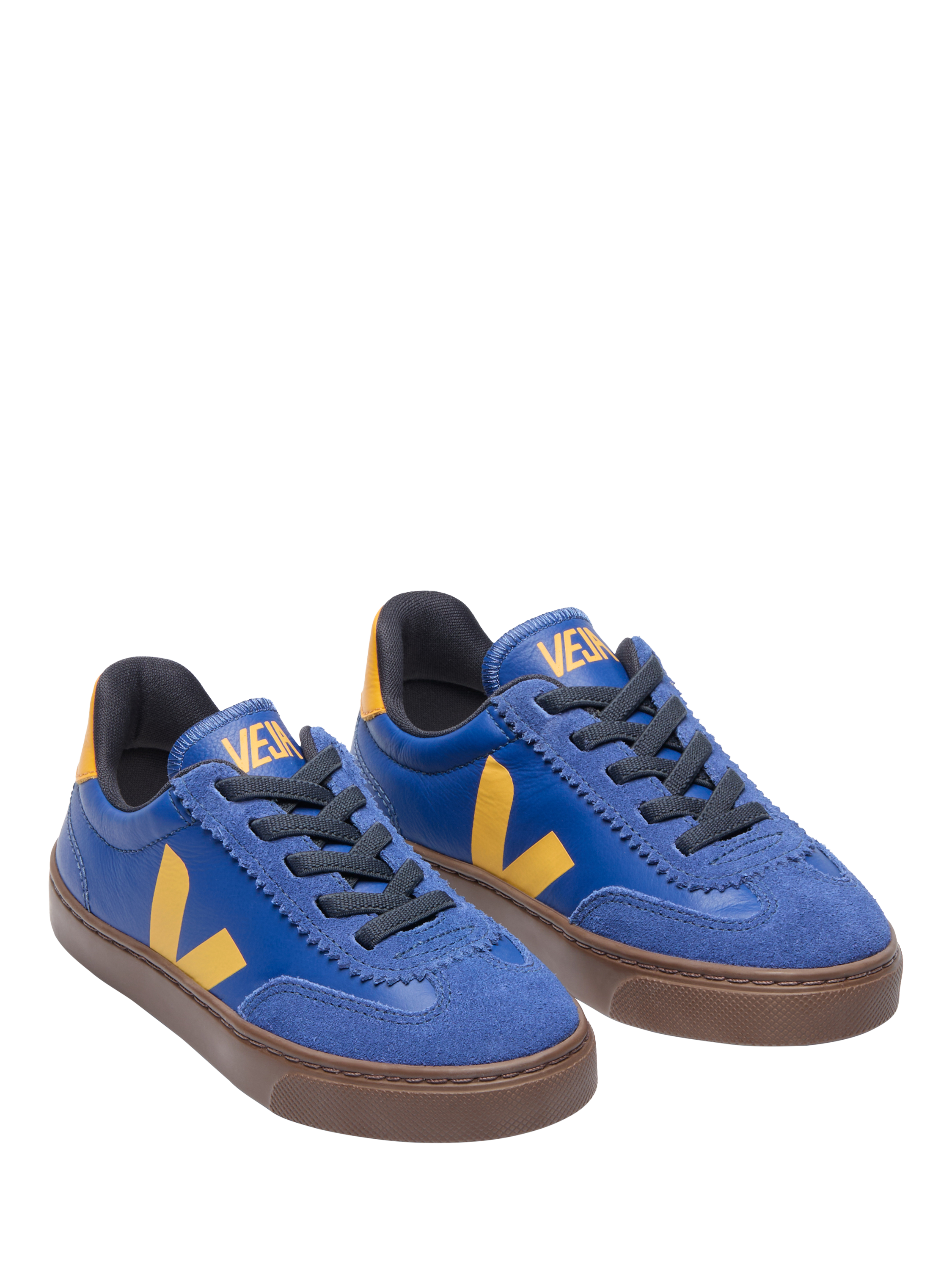 Product image 2 of 3, which shows VEJA Kids' Volley Trainers, Atlantic Bark, EU28