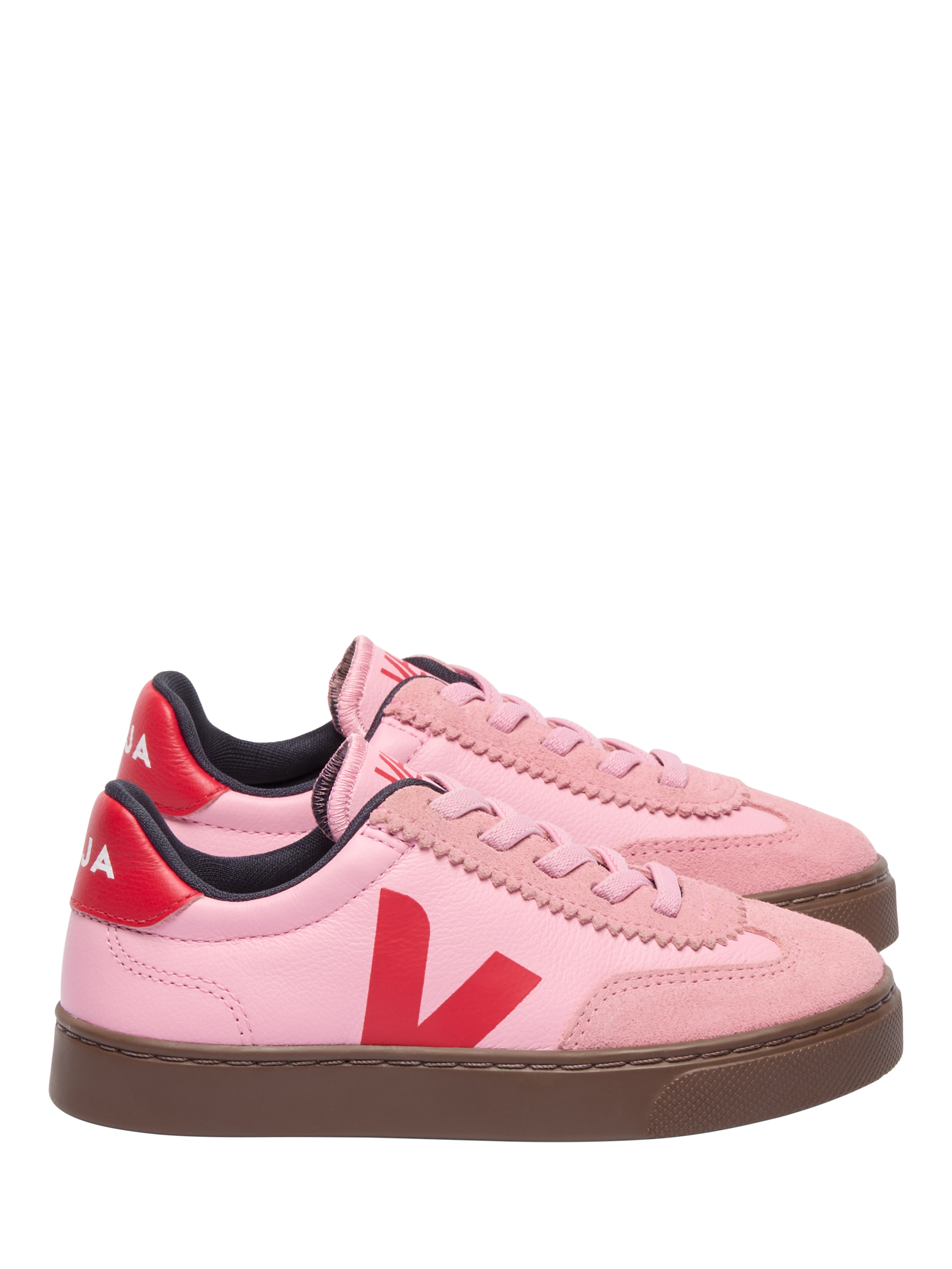 Product image 1 of 3, which shows VEJA Kids' Volley Trainers, Guimauve Bark, EU28