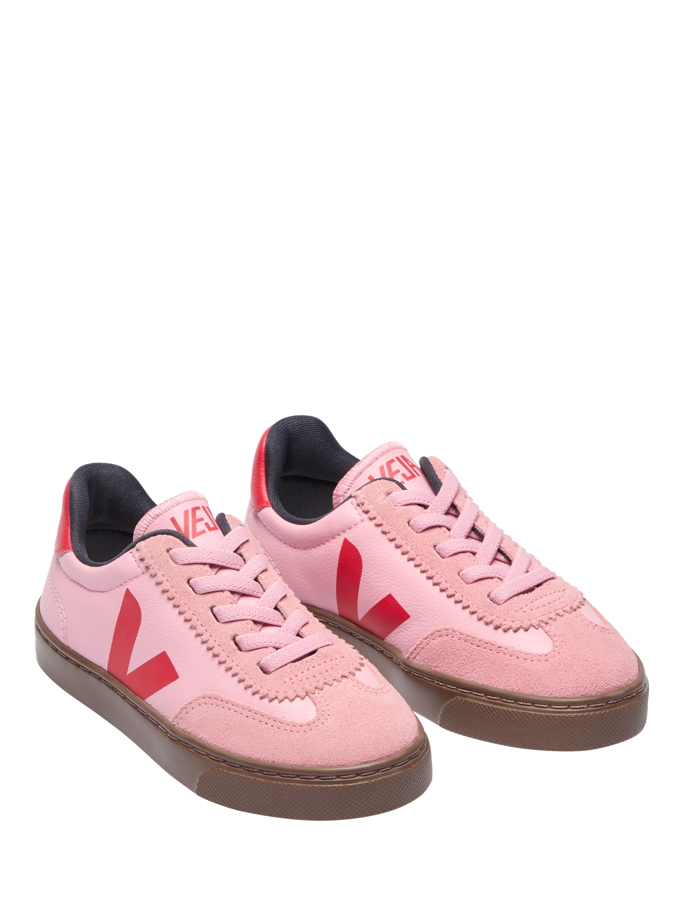 Product image 2 of 3, which shows VEJA Kids' Volley Trainers, Guimauve Bark, EU28