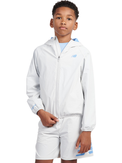 New Balance Kids' Packable Jacket, Grey Matter, Grey Matter