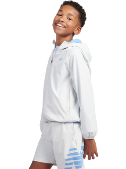 New Balance Kids' Packable Jacket, Grey Matter - view 2, Grey Matter