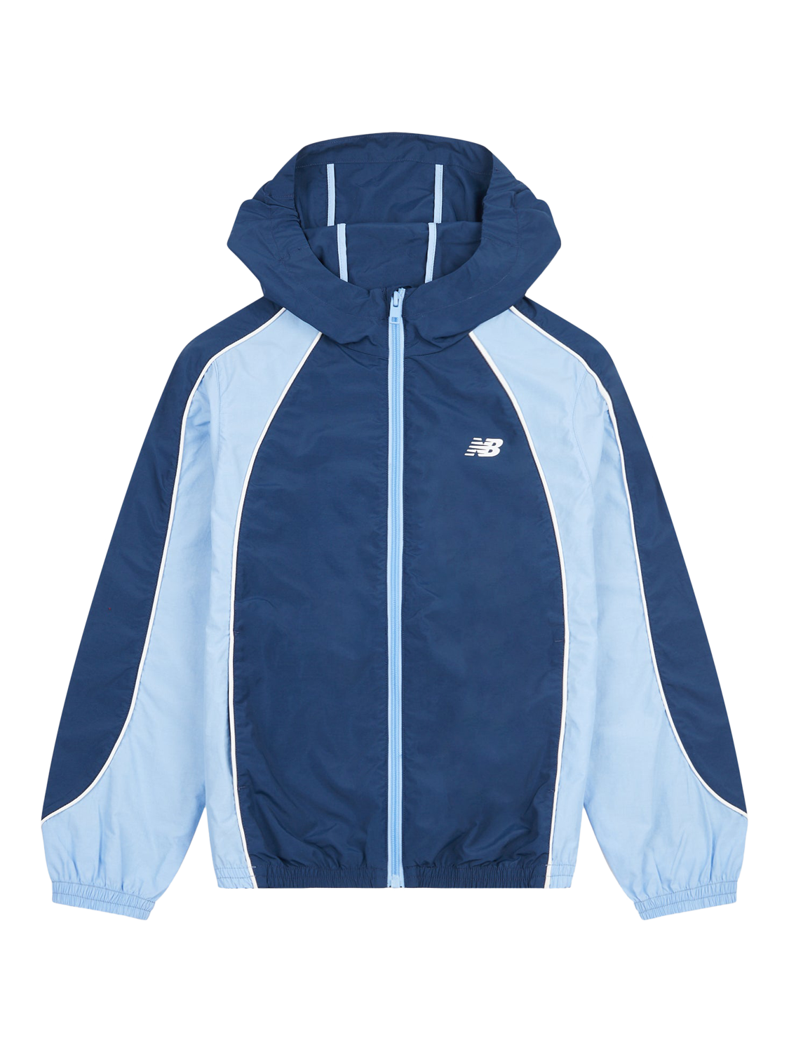 Product image 6 of 9, which shows New Balance Kids' Water Resistant Colour Block Training Jacket, Nb Navy, 7-8 years