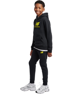 New Balance Kids' Cotton Hoodie & Joggers Set, Nb Caviar - view 2, Nb Caviar