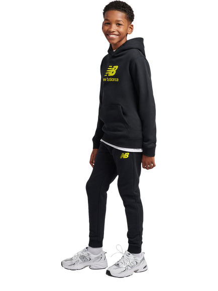 New Balance Kids' Cotton Hoodie & Joggers Set, Nb Caviar - view 2, Nb Caviar