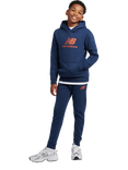 New Balance Kids' Cotton Hoodie & Joggers Set, Nb Navy