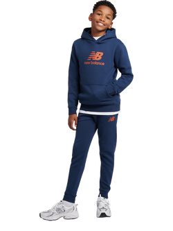 New Balance Kids' Cotton Hoodie & Joggers Set, Nb Navy, Nb Navy