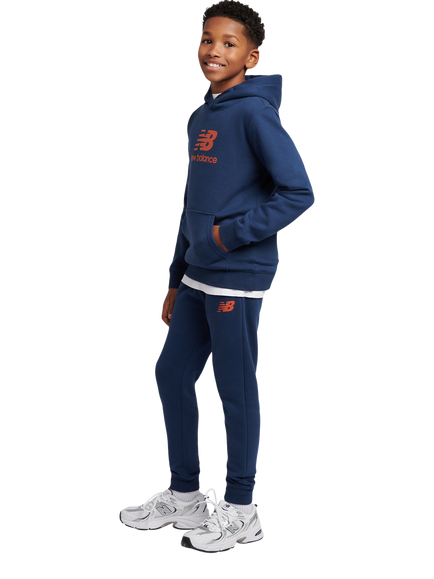 New Balance Kids' Cotton Hoodie & Joggers Set, Nb Navy - view 2, Nb Navy