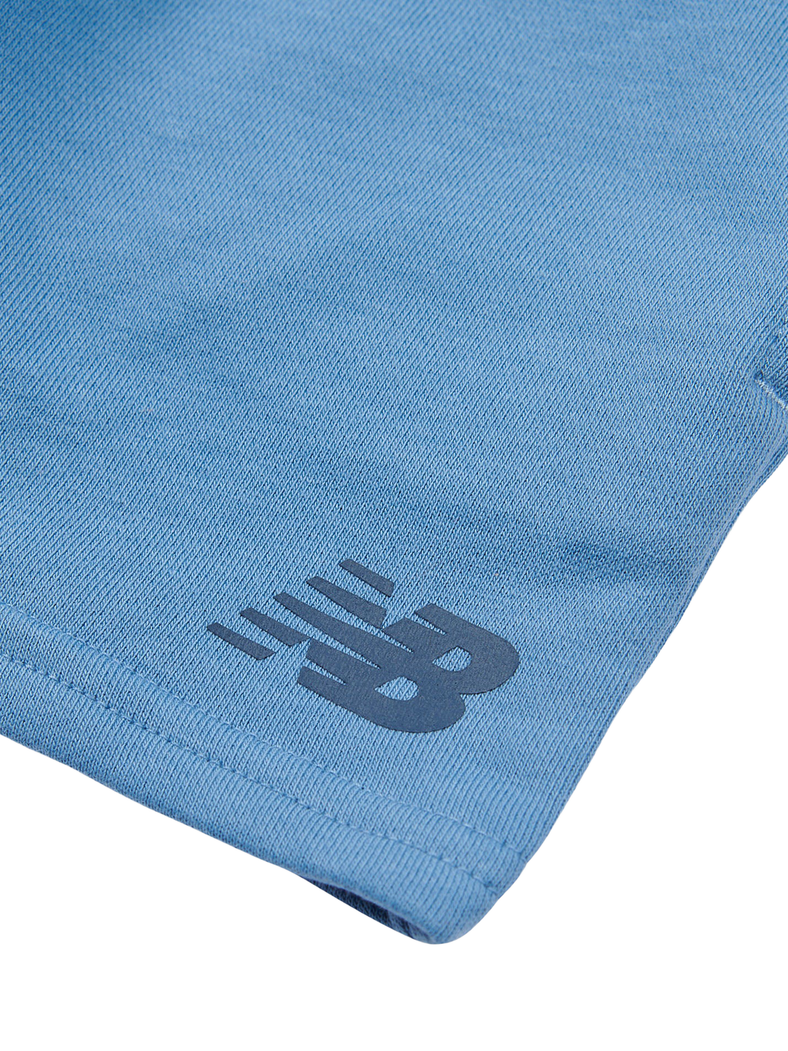 Product image 5 of 5, which shows New Balance Kids' Cotton Hooded T-Shirt and Shorts Set, Blue Laguna, 12 months