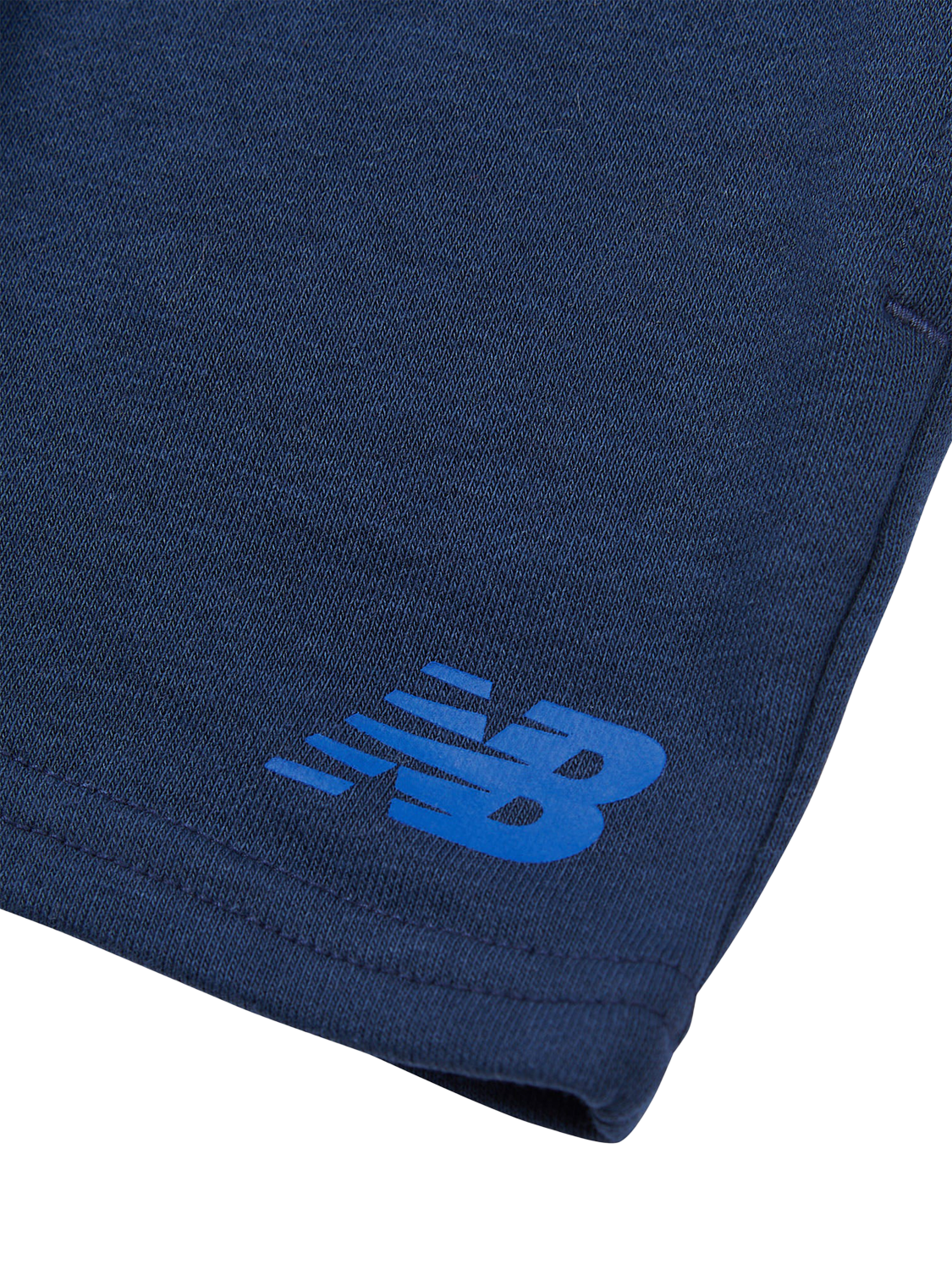 Product image 5 of 5, which shows New Balance Kids' Cotton Hooded T-Shirt and Shorts Set, Navy, 12 months
