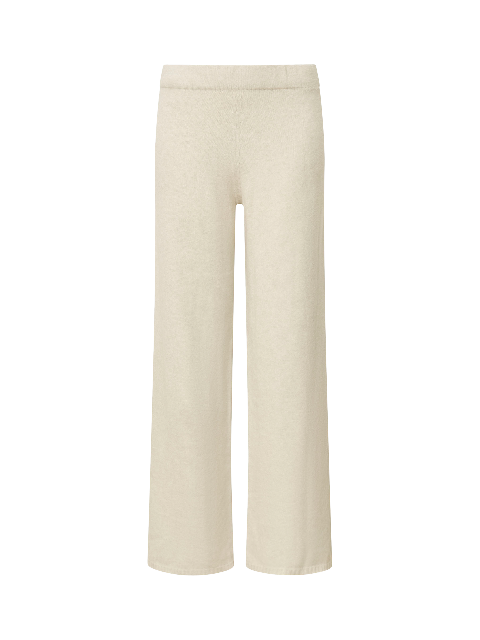 Product image 6 of 6, which shows James Lakeland High Waist Knitted Trousers, White, 8