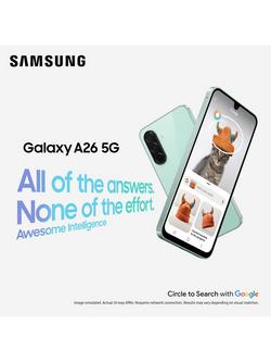 Samsung Galaxy A26 5G Smartphone, Android, 8GB RAM, 6.7”, 5G, SIM Free, 256GB - view 2, Mint