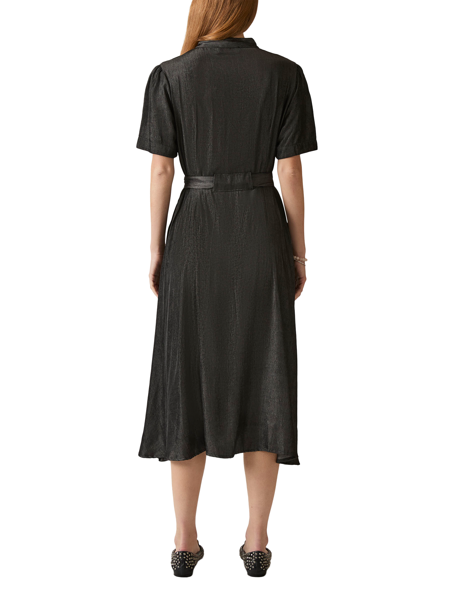 Product image 2 of 6, which shows James Lakeland Day Shirt Dress, Black, 8