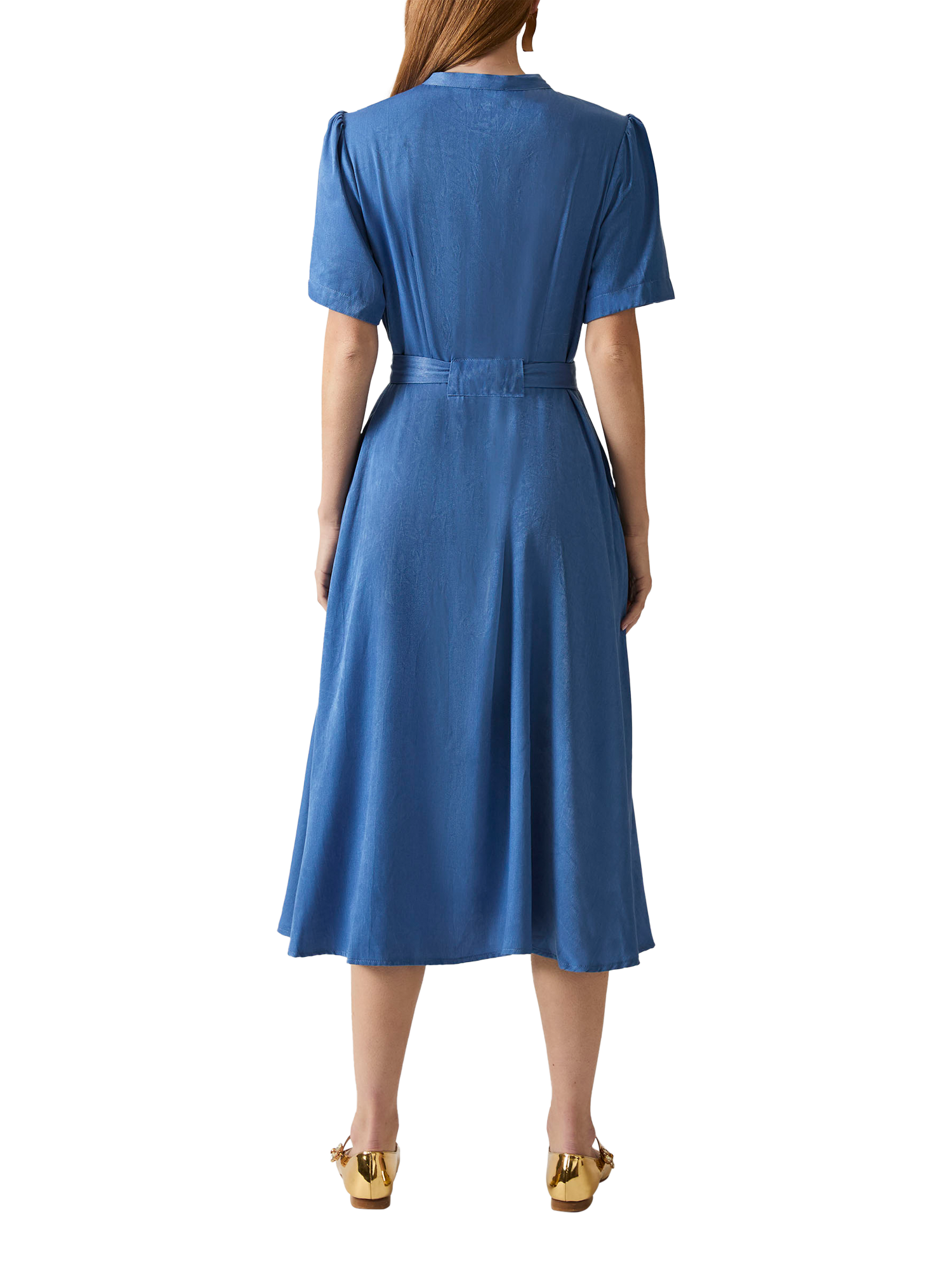 Product image 2 of 6, which shows James Lakeland Day Shirt Dress, Blue, 8