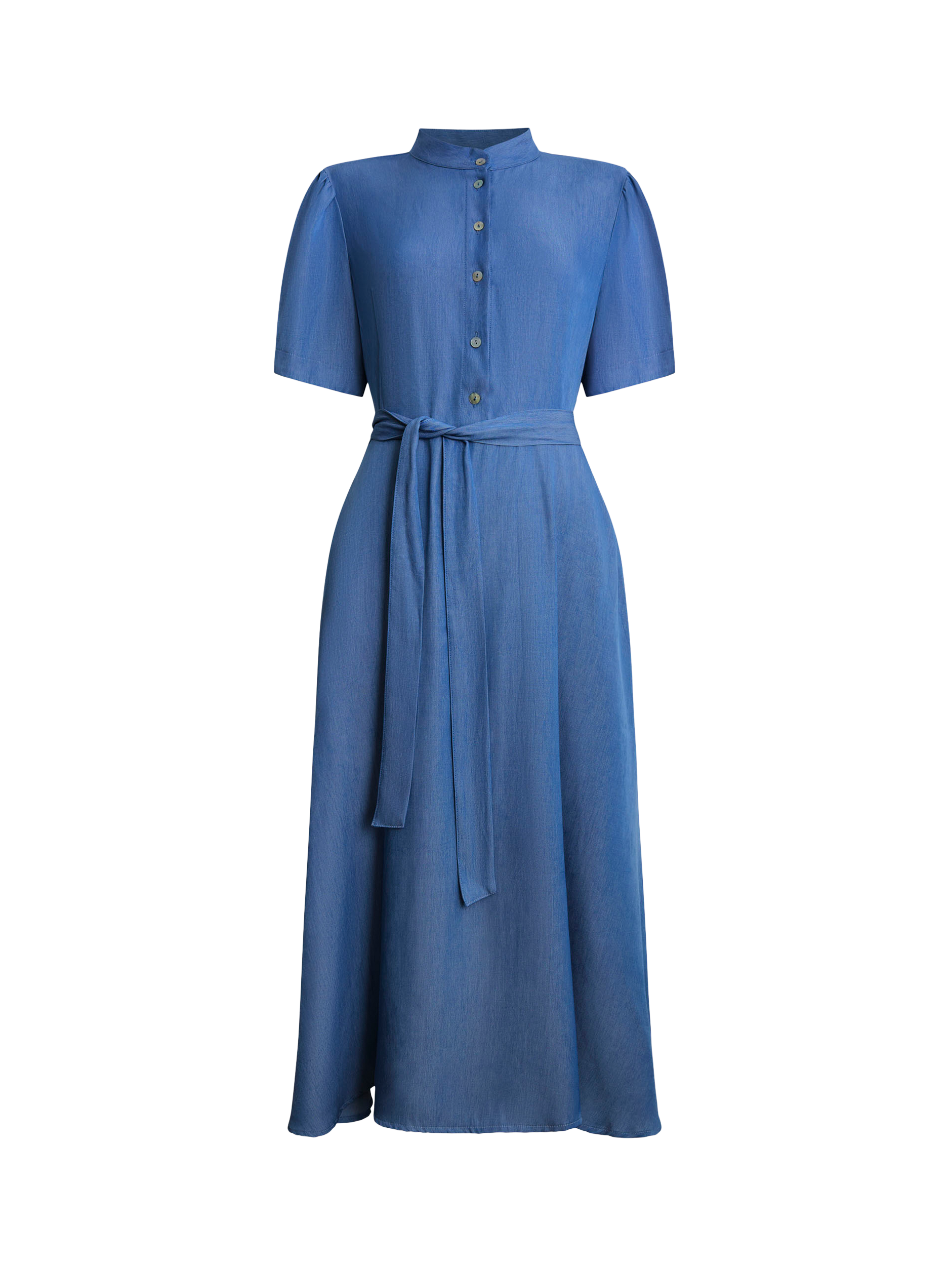 Product image 6 of 6, which shows James Lakeland Day Shirt Dress, Blue, 8
