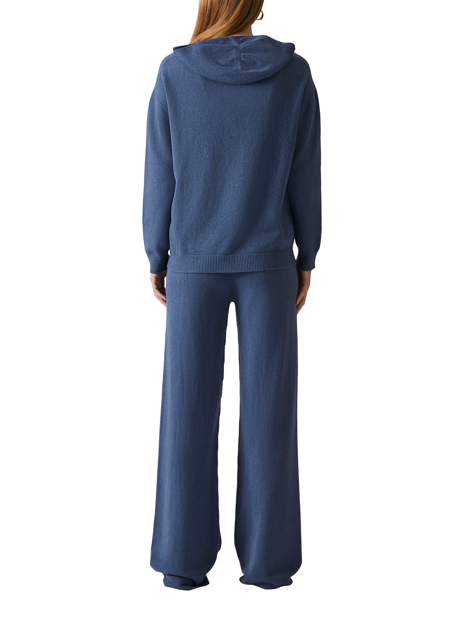 Product image 2 of 2, which shows James Lakeland Plain Pullover Hoodie, Denim, 8
