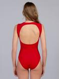 Cape Cove Sadie Open Back Swimsuit, Red