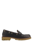 Jones Bootmaker Miuccia Leather Moccasins, Brown