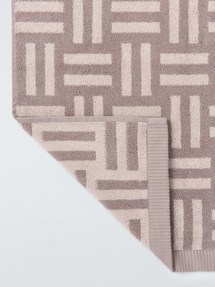 John Lewis Basket Weave Towels - view 2, Neutral/Latte