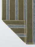 John Lewis Ambleside Stripe Towels, Avocado
