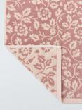 John Lewis Marlow Floral Towels, Deep Plaster