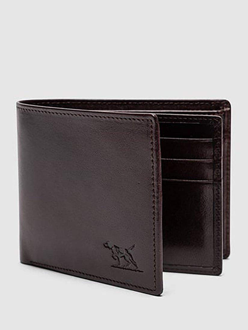 Product image 2 of 6, which shows Rodd & Gunn Wardville Leather Pouch Wallet, Chocolate