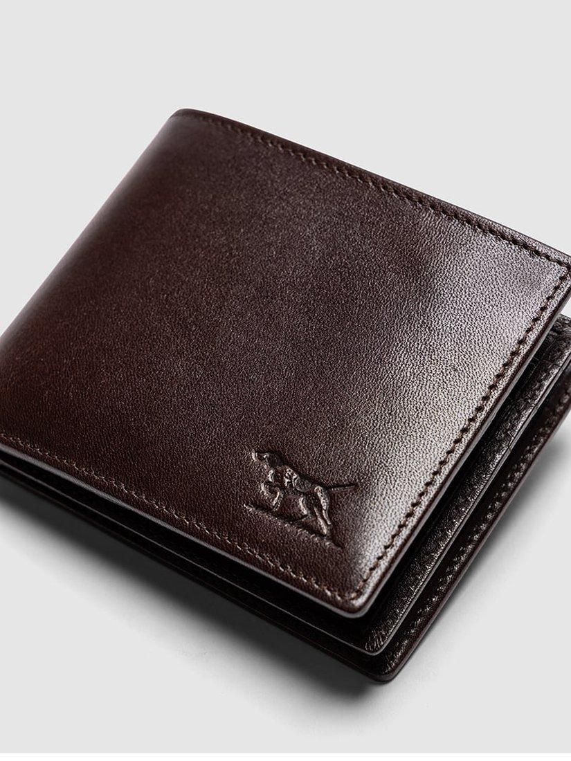 Product image 4 of 6, which shows Rodd & Gunn Wardville Leather Pouch Wallet, Chocolate