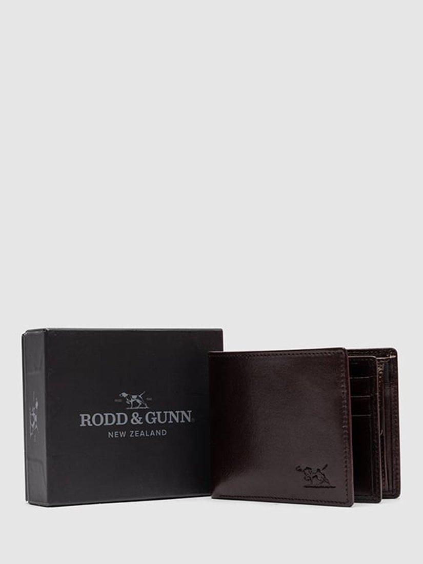 Product image 6 of 6, which shows Rodd & Gunn Wardville Leather Pouch Wallet, Chocolate