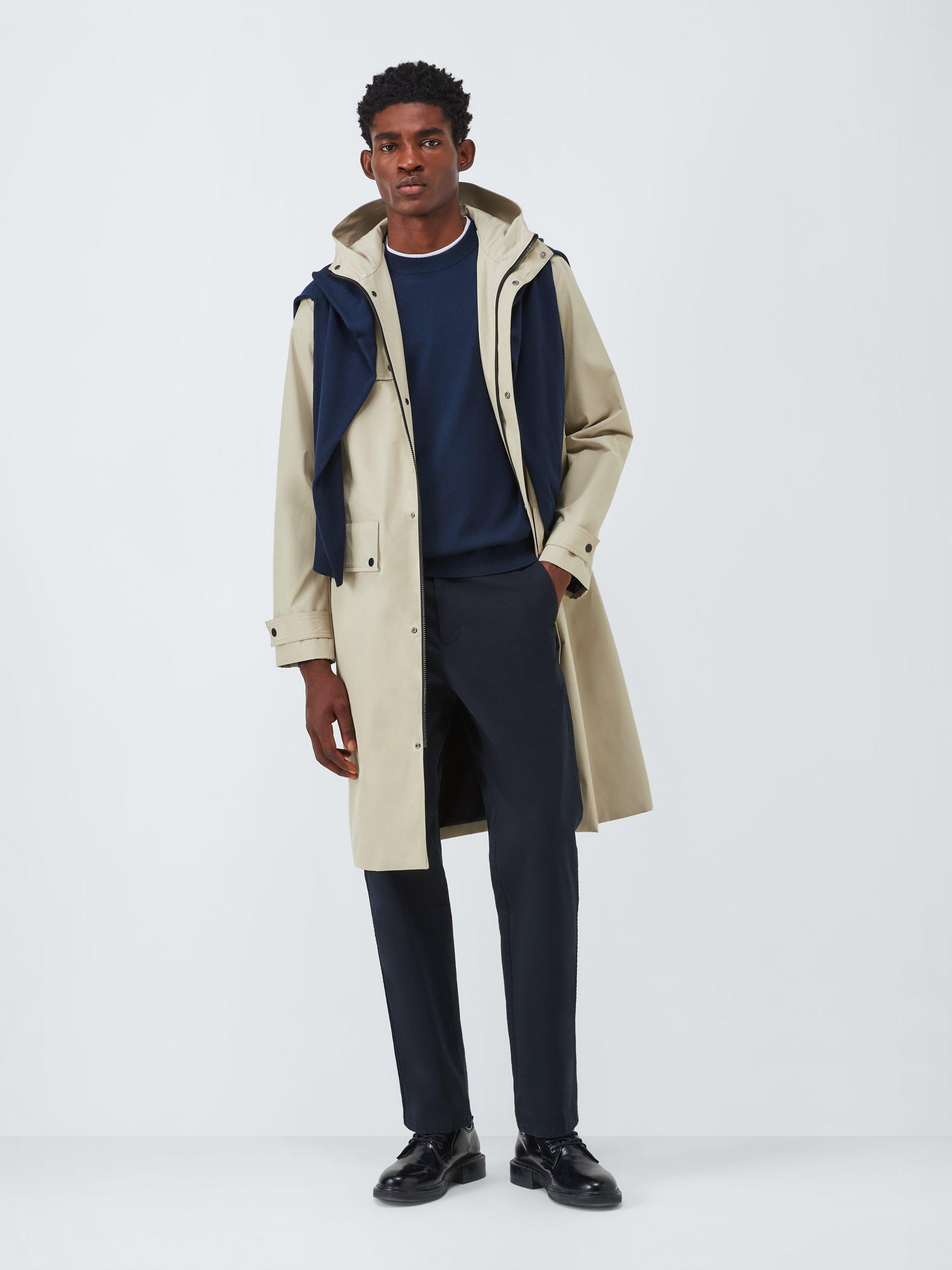 Product image 3 of 7, which shows Kin Utility Technical Cotton Blend Mac, Eucalyptus, S