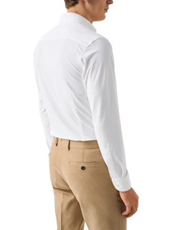 Eton Slim Fit 4-Way Stretch Shirt, White - view 2, White
