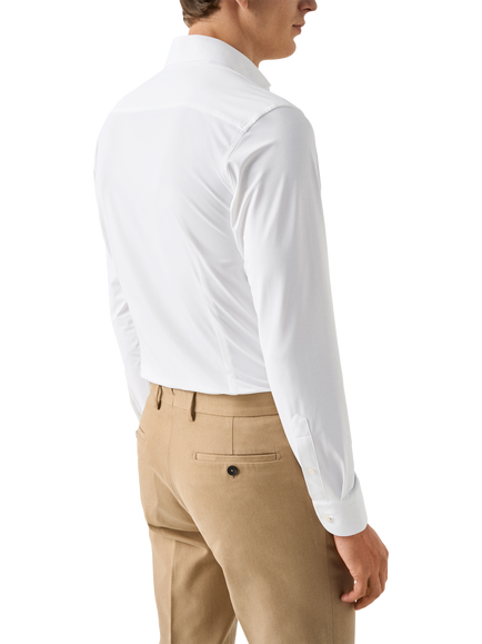 Eton Slim Fit 4-Way Stretch Shirt, White - view 2, White