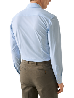 Eton Regular Fit 4-Way Stretch Shirt, Light Blue - view 2, Light Blue