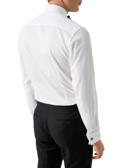 Eton Cotton Slim Fit Bib Front Evening Shirt, White - view 2, White