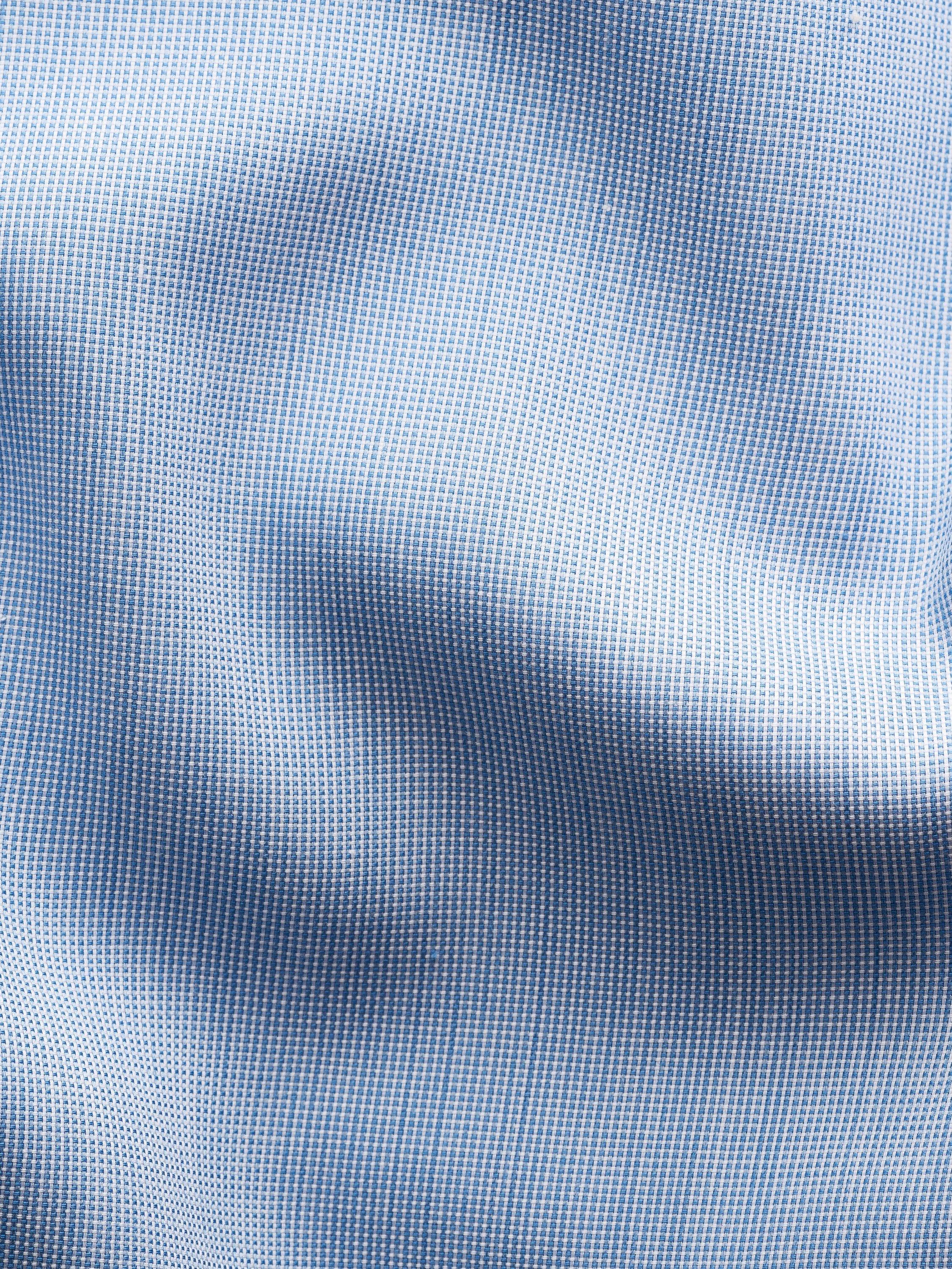 Product image 7 of 8, which shows Eton Cotton Slim Fit Oxford Shirt, Light Blue, 14.5