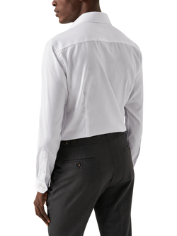 Eton Cotton Twill Slim Fit Shirt, White - view 2, White