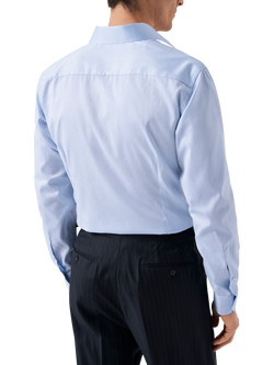 Eton Cotton Twill Regular Fit Cutaway Collar Shirt, Light Blue - view 2, Light Blue