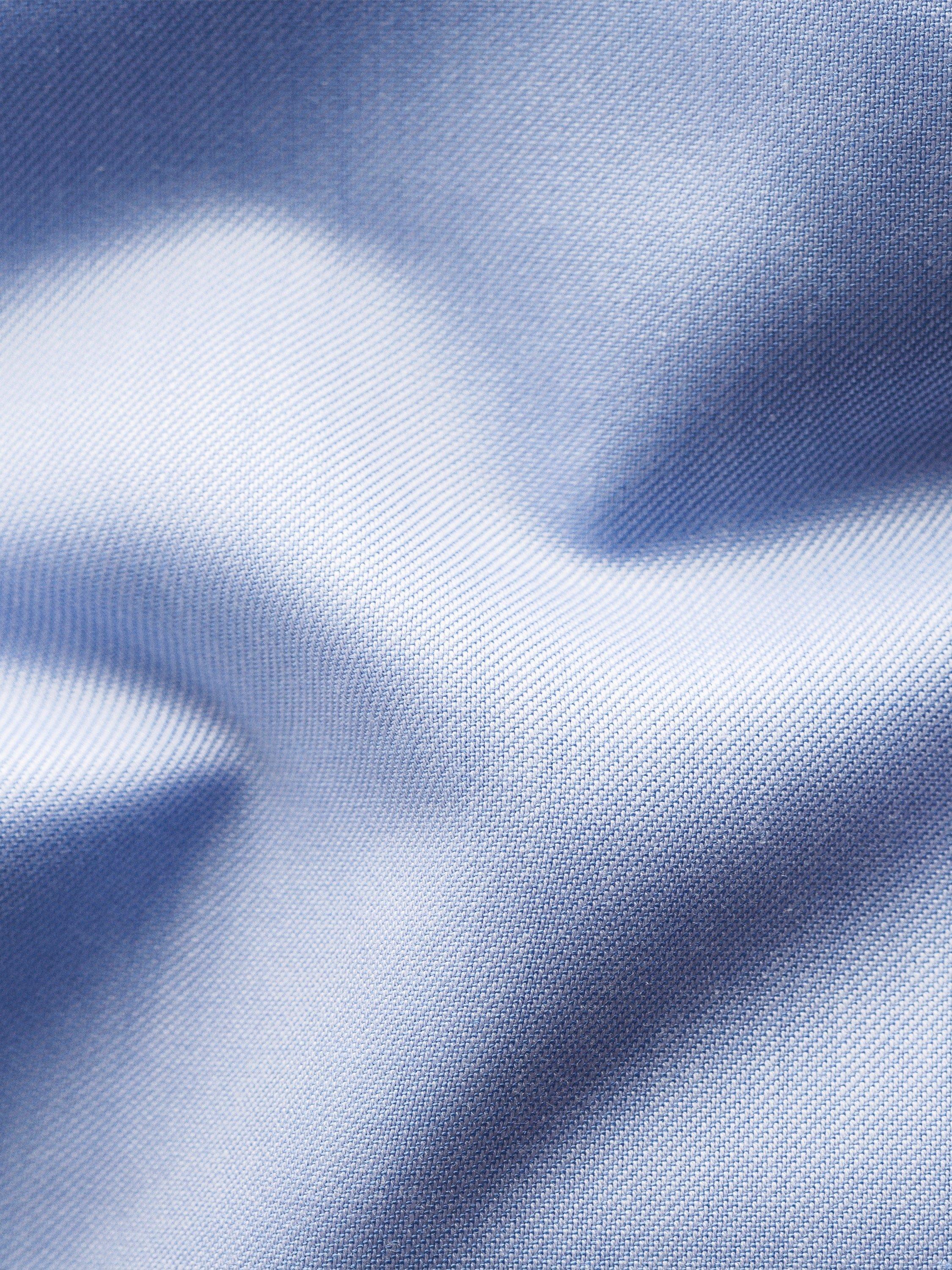 Product image 7 of 8, which shows Eton Cotton Twill Regular Fit Cutaway Collar Shirt, Light Blue, 15