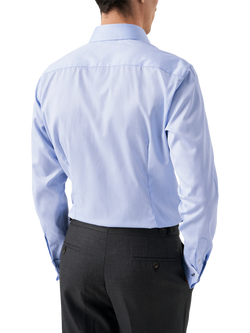 Eton Cotton Twill Regular Fit Cutaway Collar Shirt, Light Blue - view 2, Light Blue