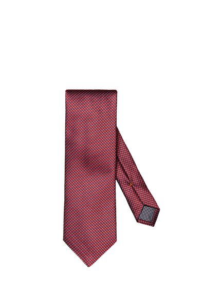 Eton Woven Silk Tie, Dark Red