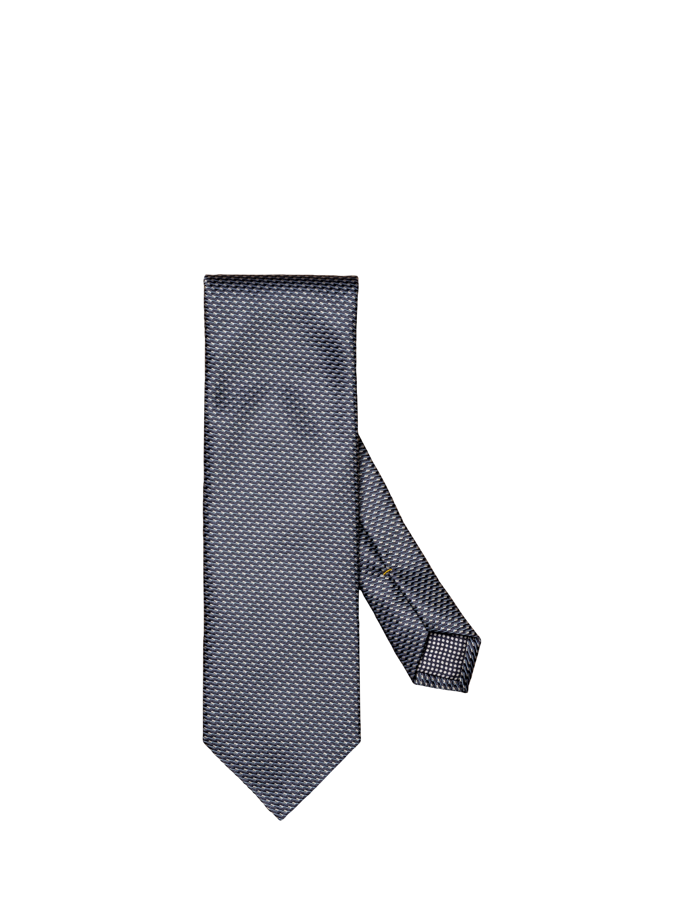 Product image 1 of 2, which shows Eton Woven Silk Tie, Navy Blue