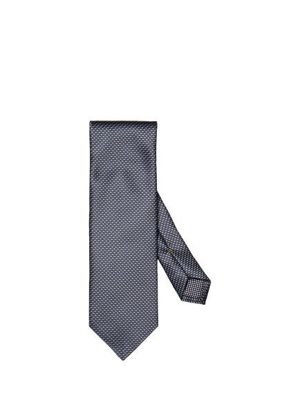 Eton Woven Silk Tie, Navy Blue