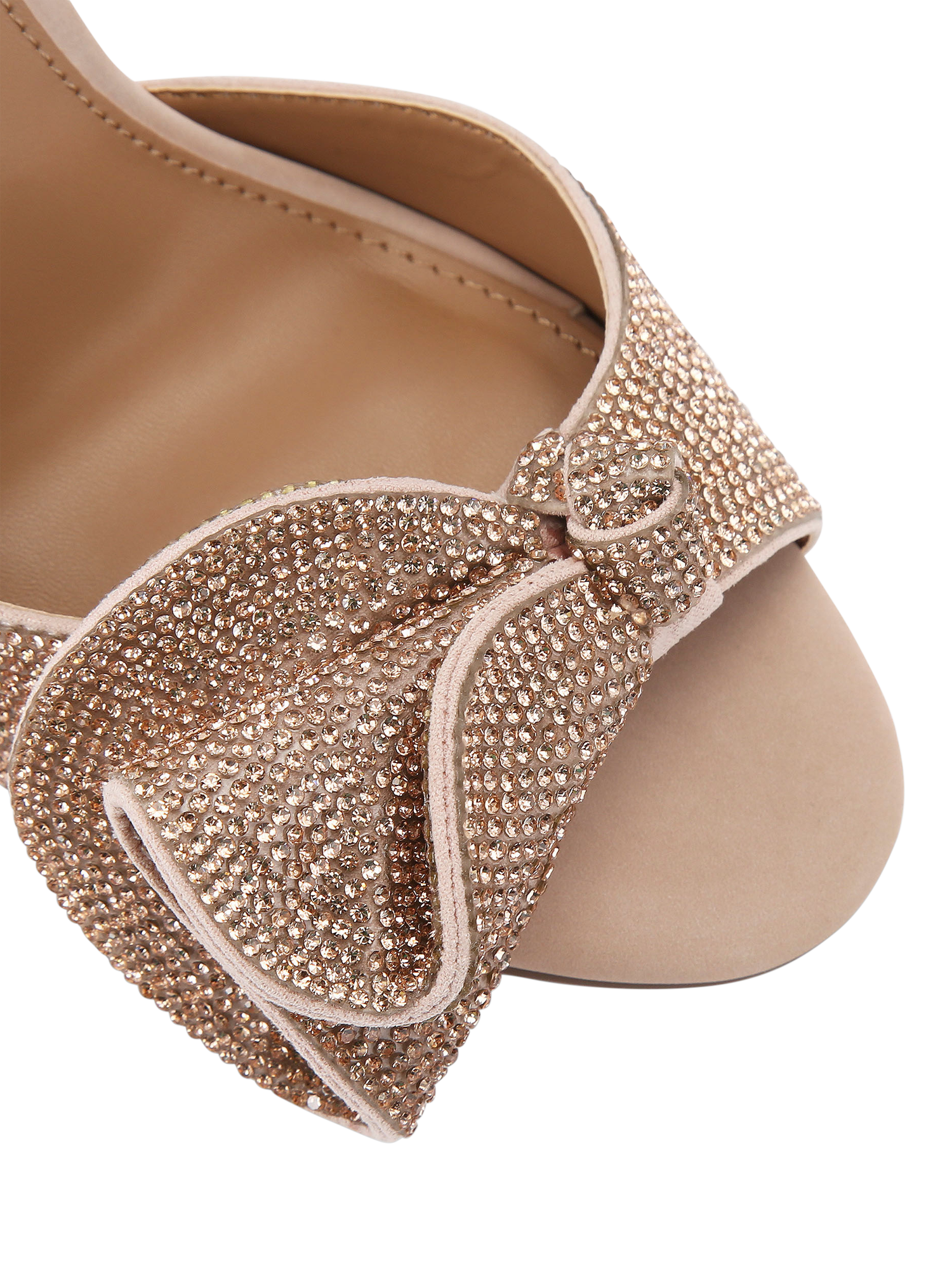 Product image 5 of 5, which shows KG Kurt Geiger Allegra Embellished Stiletto Heel Sandals, Blush, 3