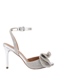 KG Kurt Geiger Allegra Embellished Stiletto Heel Sandals, Silver