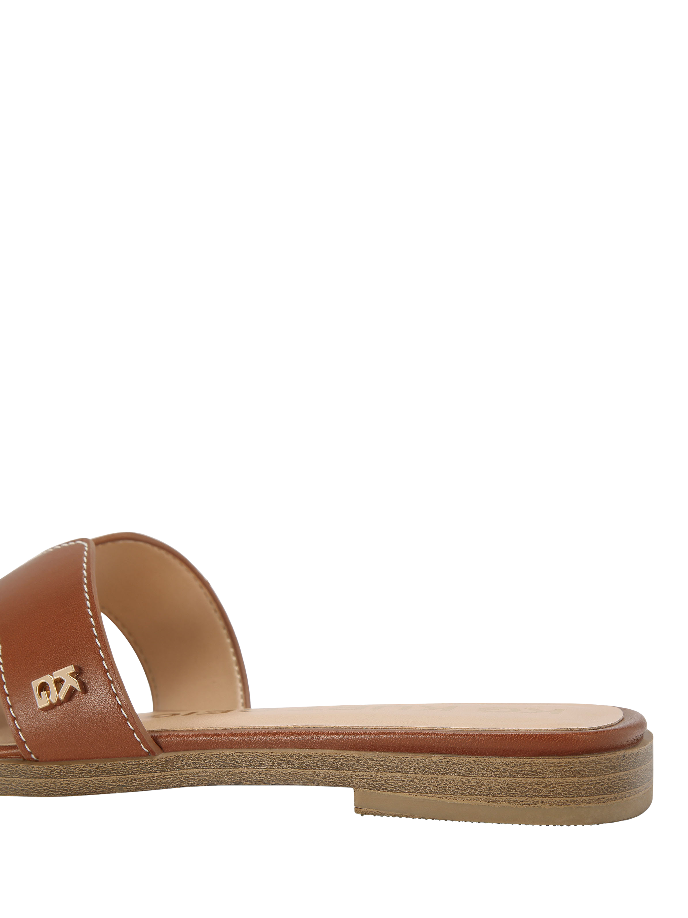 Product image 4 of 5, which shows KG Kurt Geiger Raven2 Slider Sandals, Tan, 3
