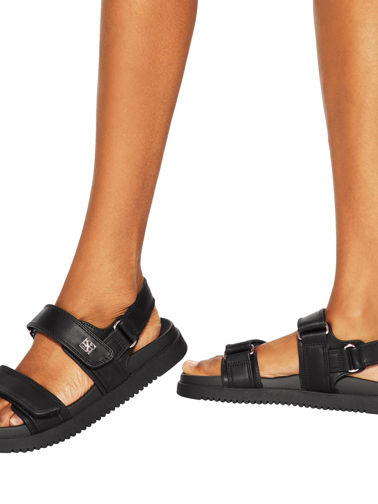 Product image 2 of 5, which shows KG Kurt Geiger Rory2 Sandals, Black, 3
